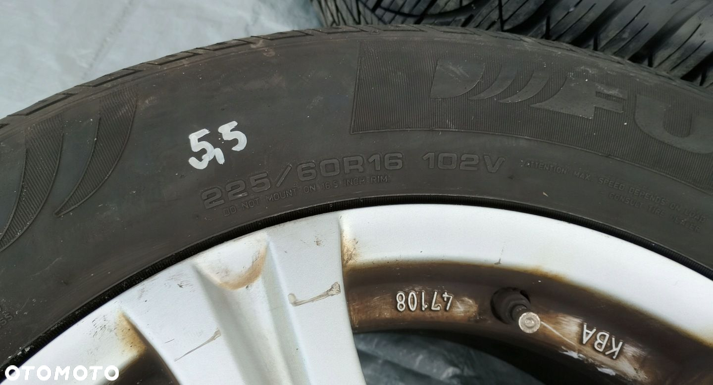 KOŁA ALUFELGI RC DESIGN OPONY 4,0-6,0 CITROEN C5 III X7 5x108 225/60R16 16 - 12