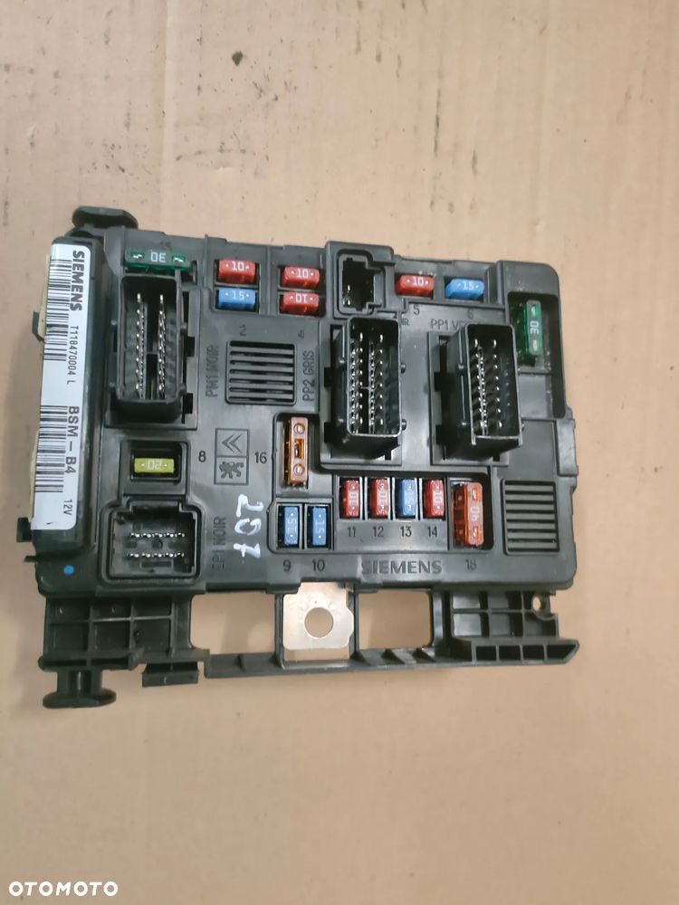 Citroen C3 I PLURIEL 02- Skrzynka Bezpieczników 9650618380 - 6