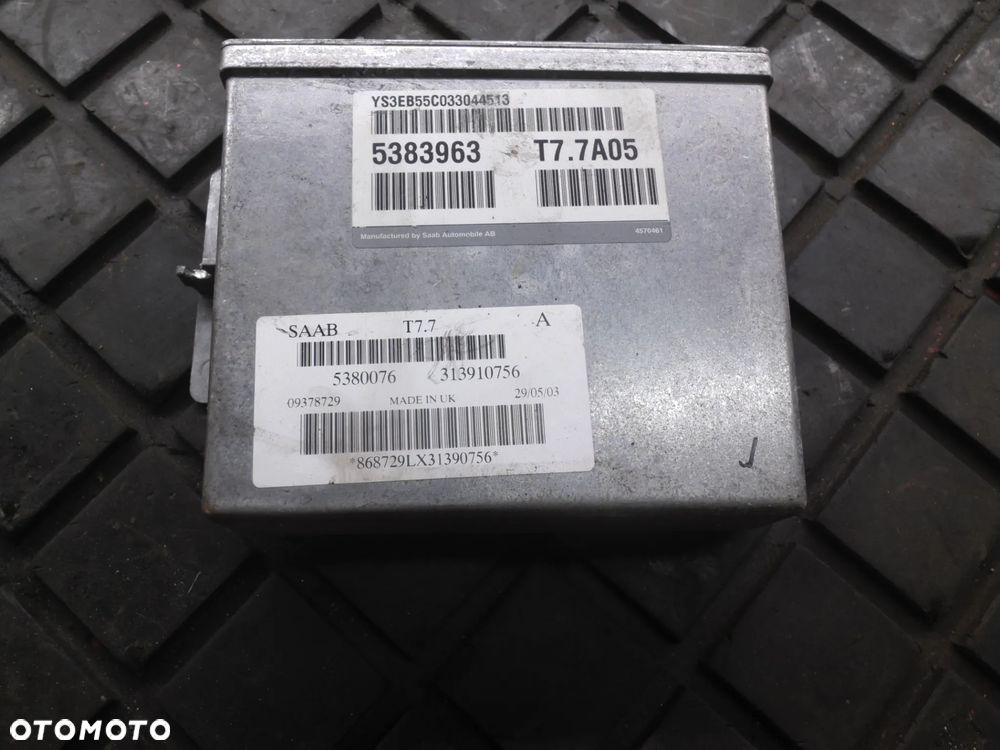 KOMPUTER SILNIKA SAAB 9-5 95 2.0 2.3 T 5383963 T77A05 - 1