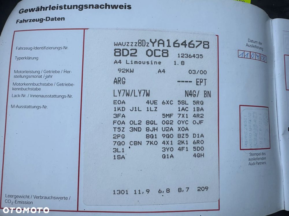 Audi A4 Limousine 1.8 - 39