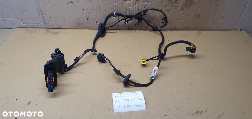 Wiązka instalacja drzwi lewy przód VW Passat B6 3C1971120CK - 1