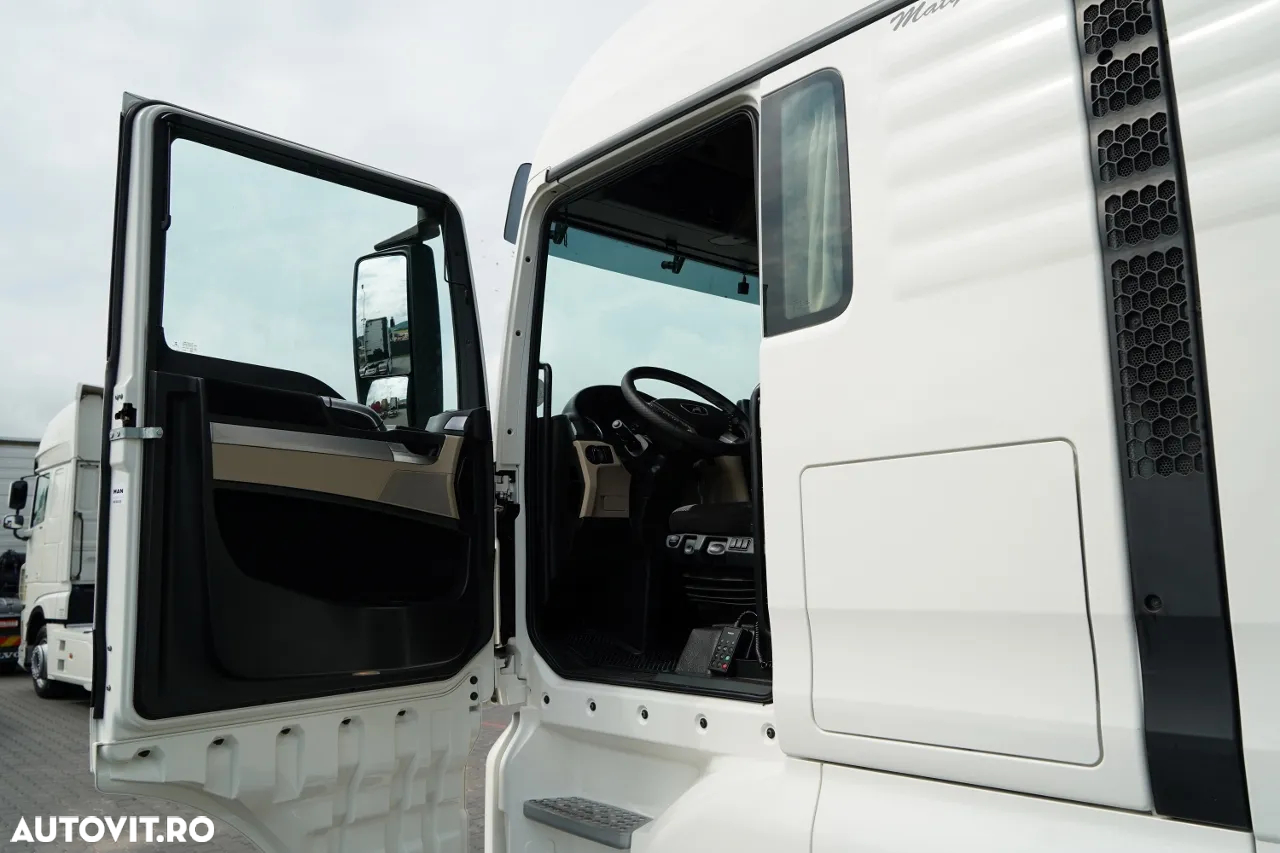 MAN TGX 18. 460 / MEGA / PLATĂ JOSĂ / ȘA REGLABILĂ / ANVELOPE 100% / NAVIGAȚIE / CONTRACT DE SERVICE POST-SERVICE - 21