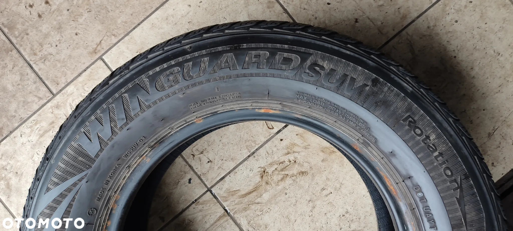 OPONY ZIMOWE 205/70R15 NEXEN WINGUARDSUV 96T (2517)ZIMA 7mm Komplet 4 Sztuki - 5
