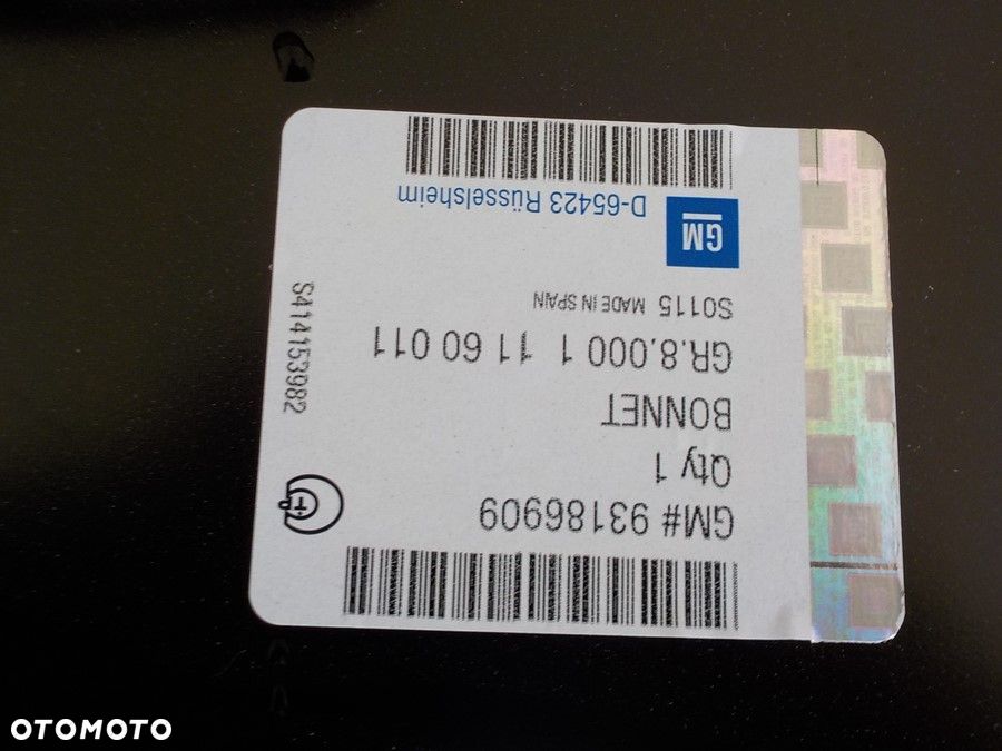 OPEL MERIVA A MASKA NOWA ORYGINAŁ - 2