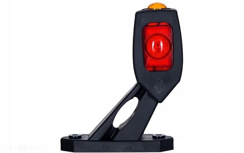 lampa obrysowa led skośna krótka trójfunkcyjna 12/24v lewa - 1