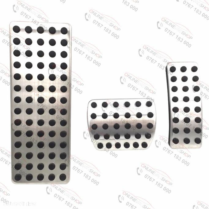 Pedale inox Mercedes A, B,C,E,CLA, GLA, M, GLE transmisie automata - 3