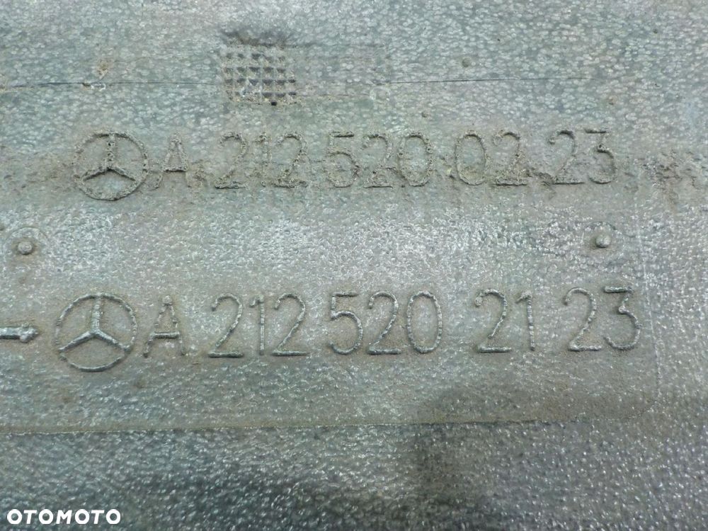 MERCEDES E W212 LIFT 2.1 CDI 11r SEDAN oslona pod zderzak przod A2125200223 - 7