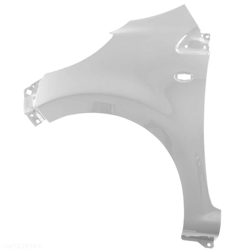 BLU Błotnik PEUGEOT 107 KTB lewy srebrny 2005-2014 przód ocynk GrauGallium - 2