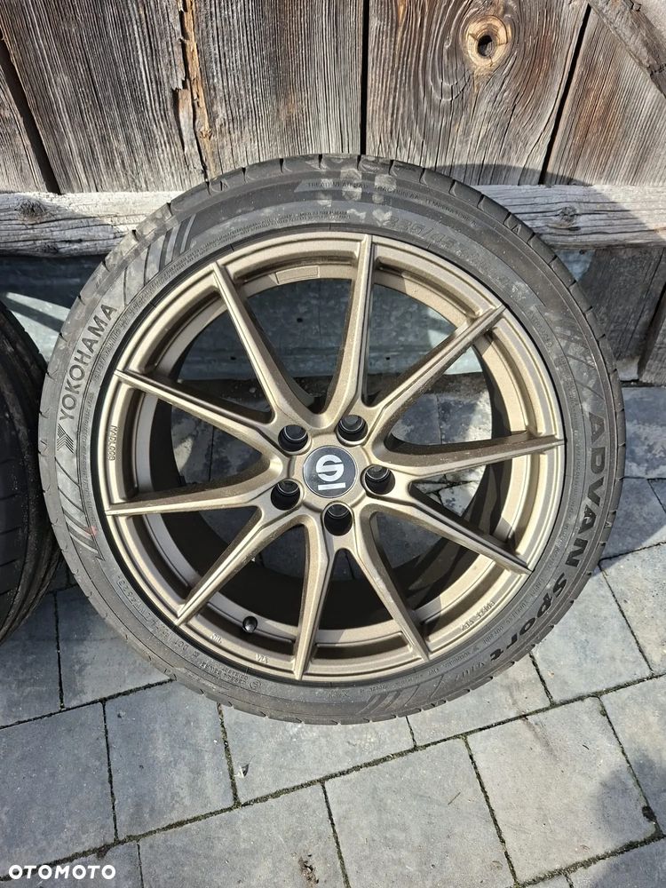 FELGI SPARCO DRS 5x112 8x18 ET35 Rally Bronze SUBARU 09/23r Opony YOKOHAMA - 16