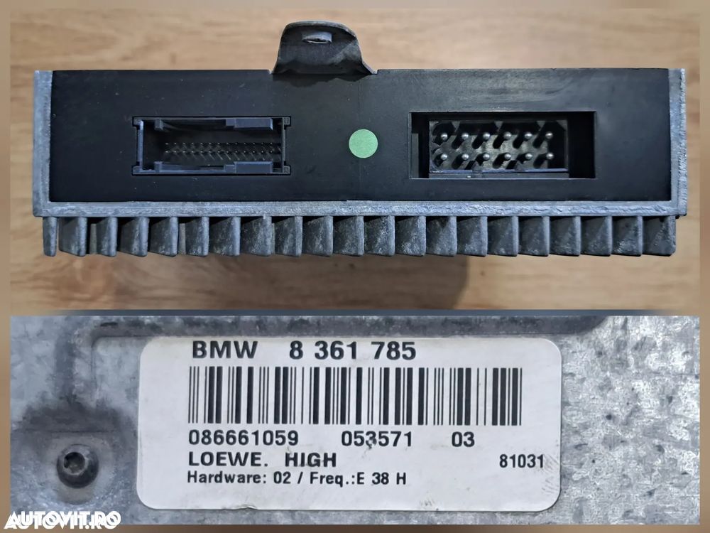 Amplificator Audio Sunet Hifi Original BMW Seria 7 E38 Seria 5 E39 - 4