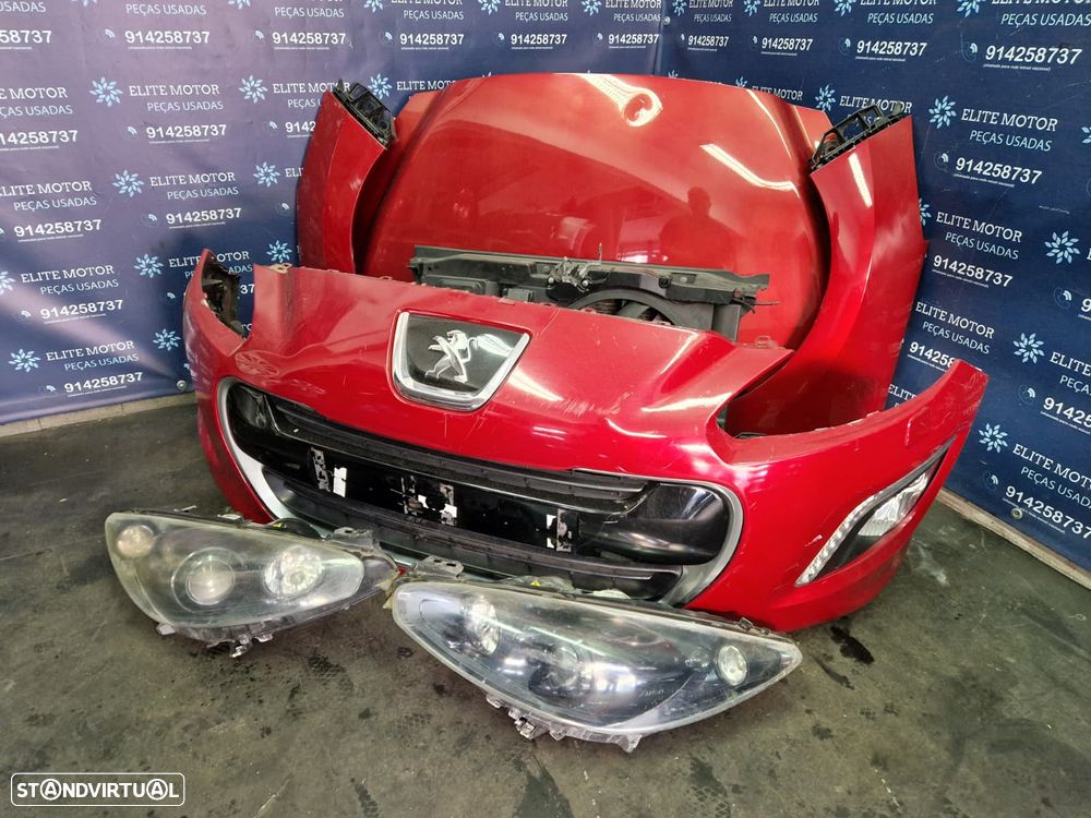 Frente completa usada PEUGEOT 308 1.6 HDI Phase II 2011 XENON capot parachoques oticas guardalamas - 1