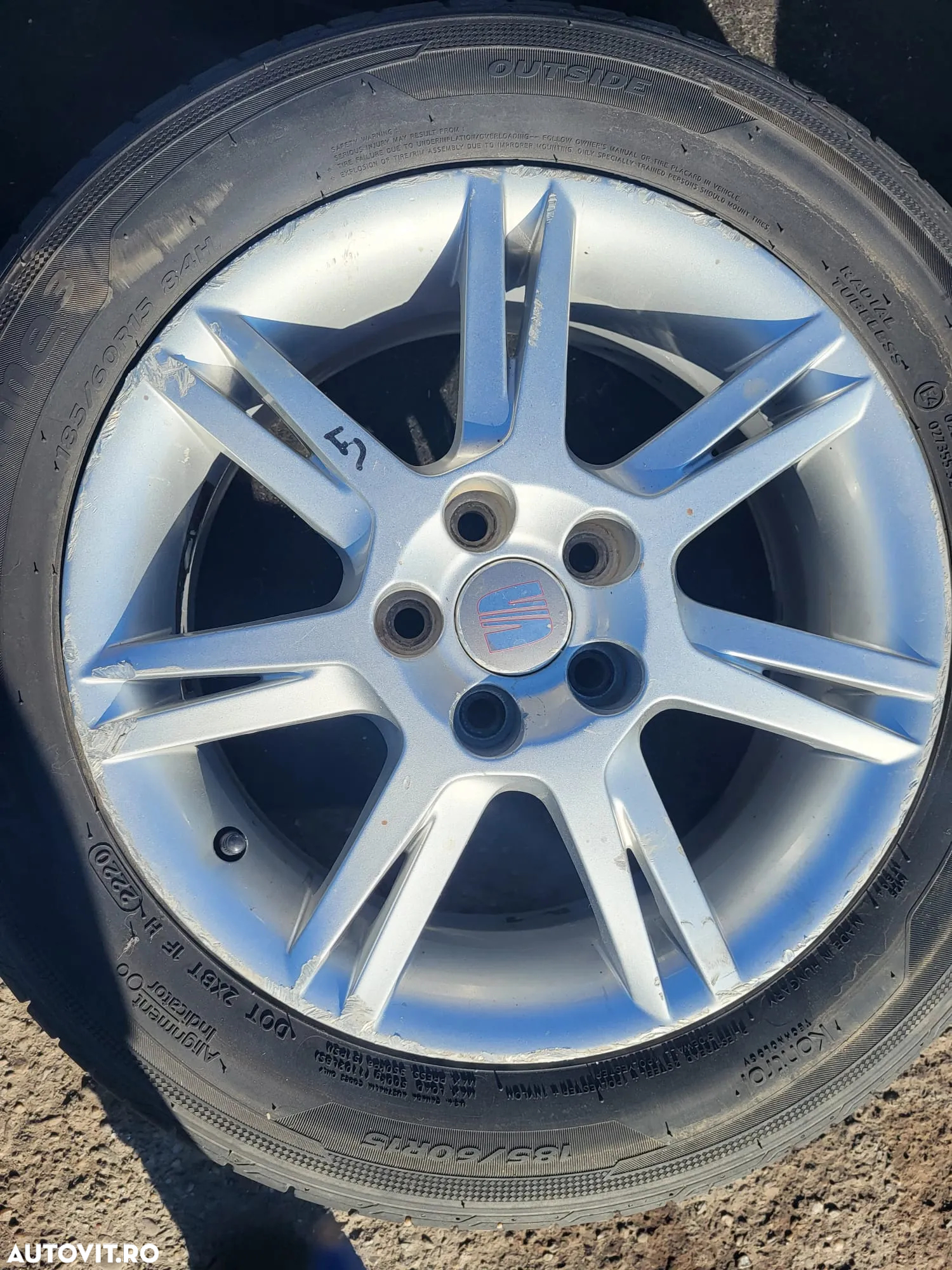 Vindem jante aliaj cu anvelope pentru Seat Ibita - 5