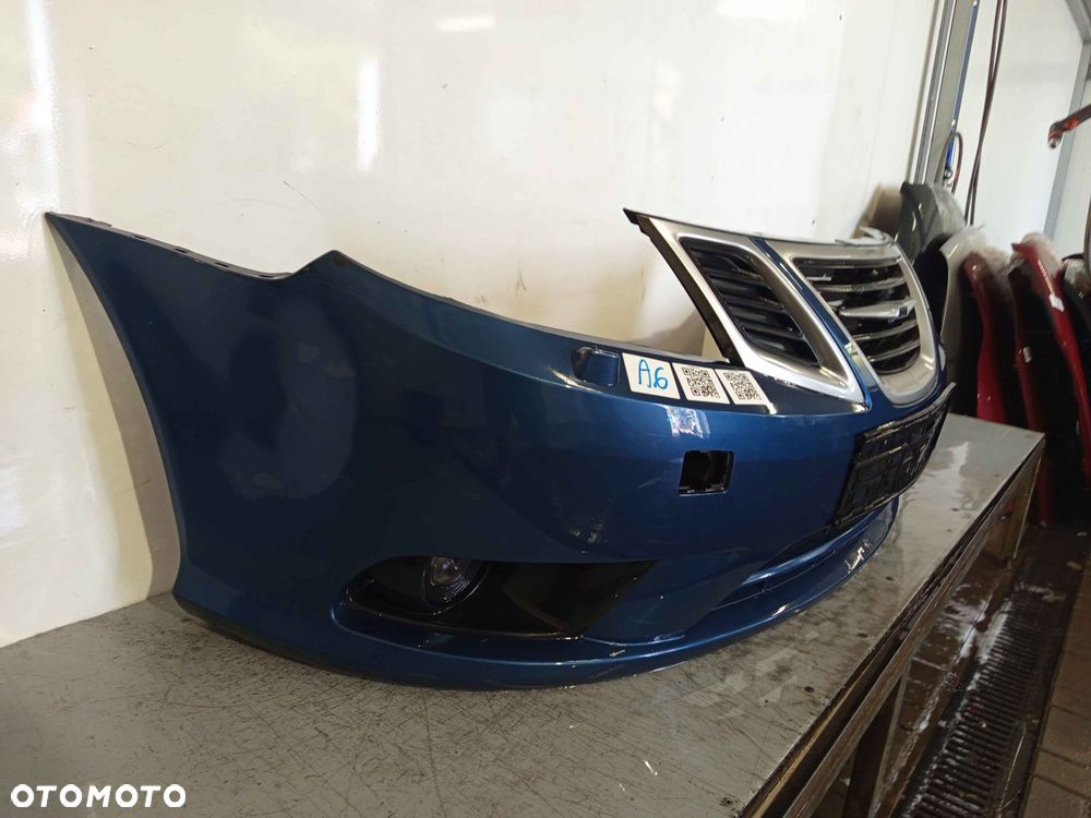 + ZDERZAK PRZÓD PRZEDNI DO SAAB 93 9-3 LIFT FL NIEBIESKI GRANATOWY SPRYSKIWACZE LAMP XENON HALOGENY - 2