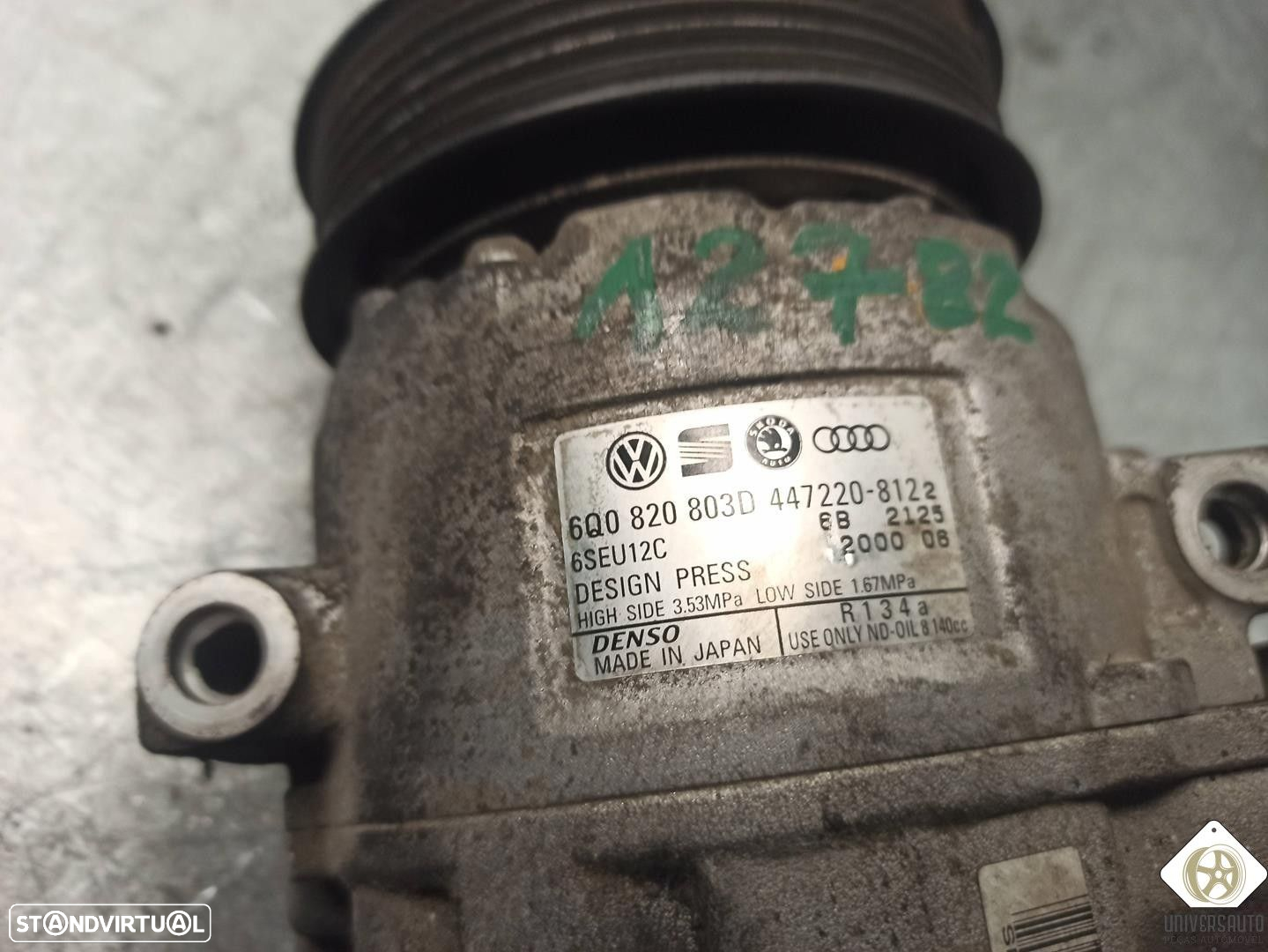 COMPRESSOR AR CONDICIONADO SKODA FABIA I 2000 - 4