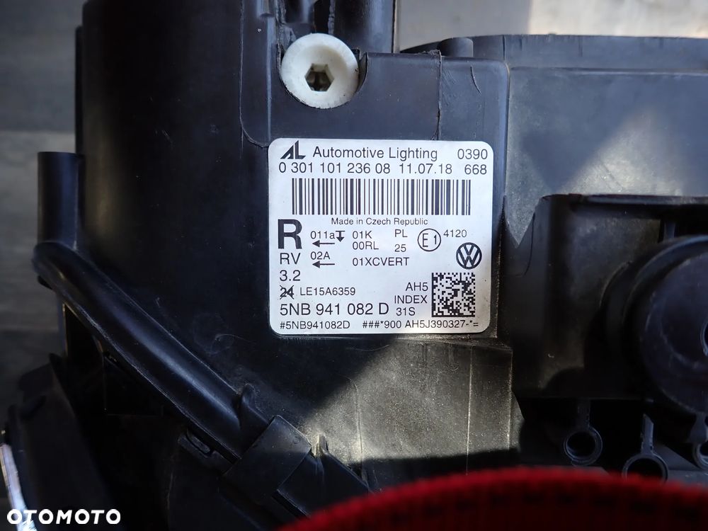 VOLKSWAGEN TIGUAN 5NA LAMPA PRAWY PRZÓD EUROPA 5NB941082D - 6