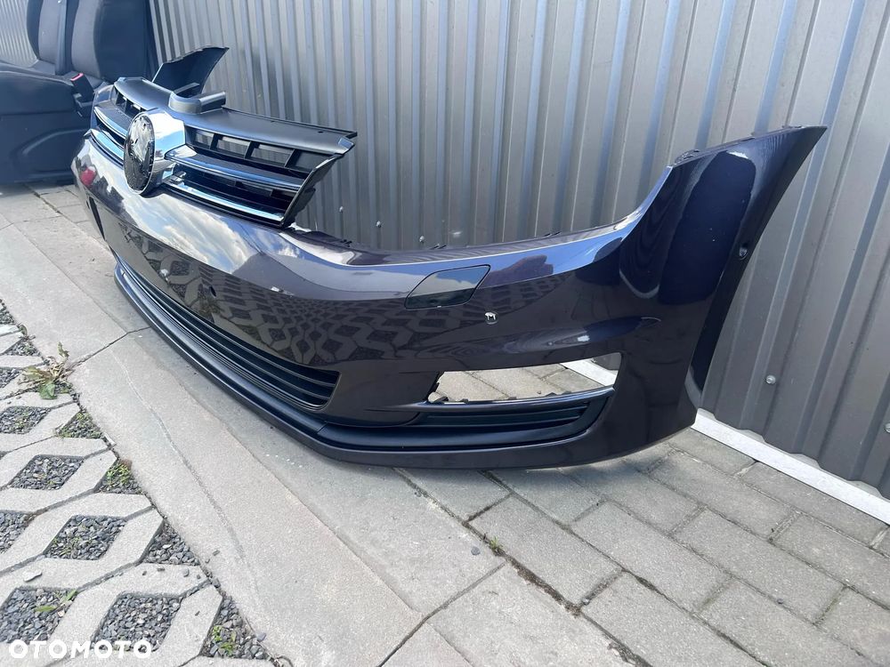 Vw Golf 7 VII 5G0 12-17r Zderzak Przód Przedni Grill 6xPDC LI7F Pod Xenon - 9
