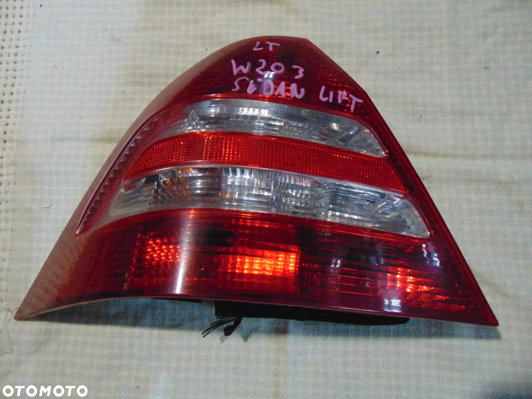lampy tył mercedes w203 lift sedan cena sztuka - 3