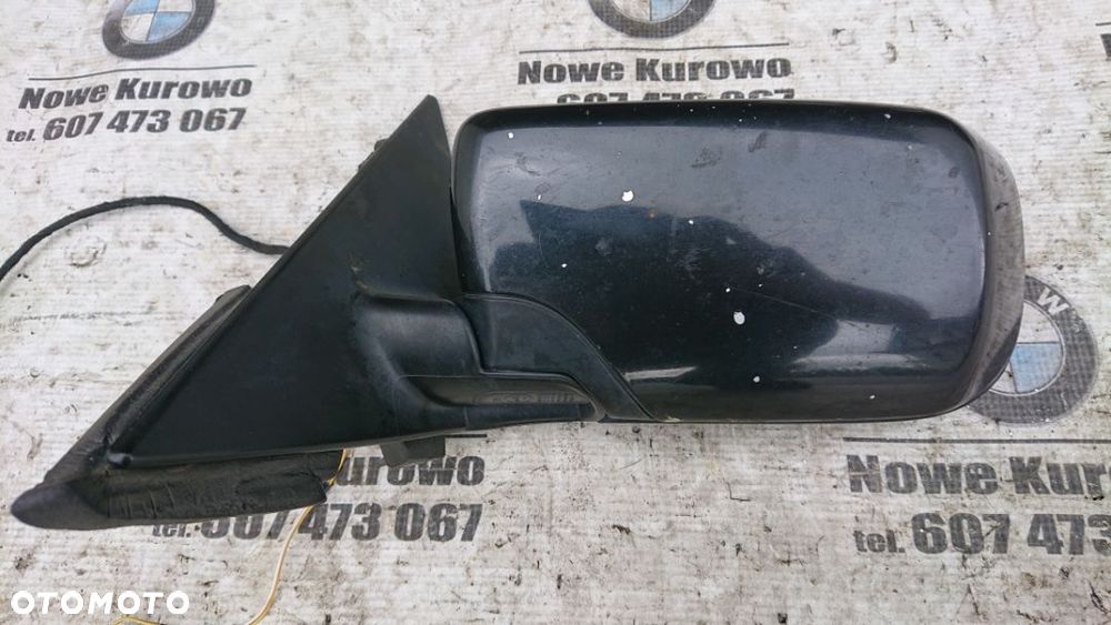 BMW E46 Sedan Kombi Lusterko Lewe Cosmosschwarz 7 pinów Europa - 4