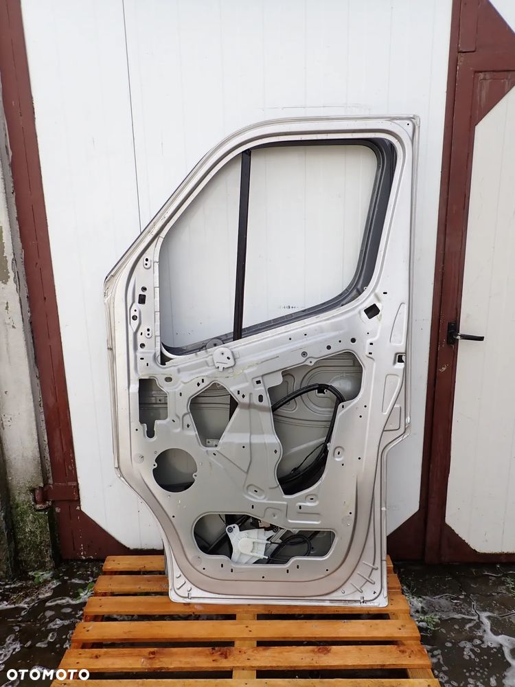 Master 3 4 Movano NV400 Drzwi Przednie Prawe Srebrne - 4