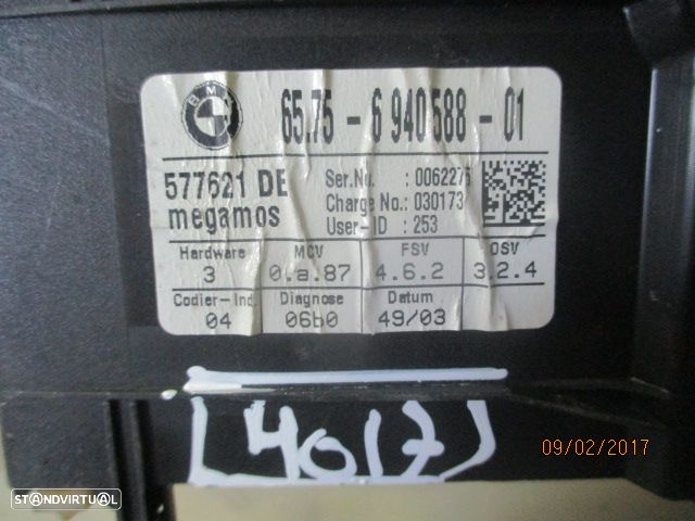 Modulo Diversos 6575694058801 BMW E60 2004 ALARME - 3