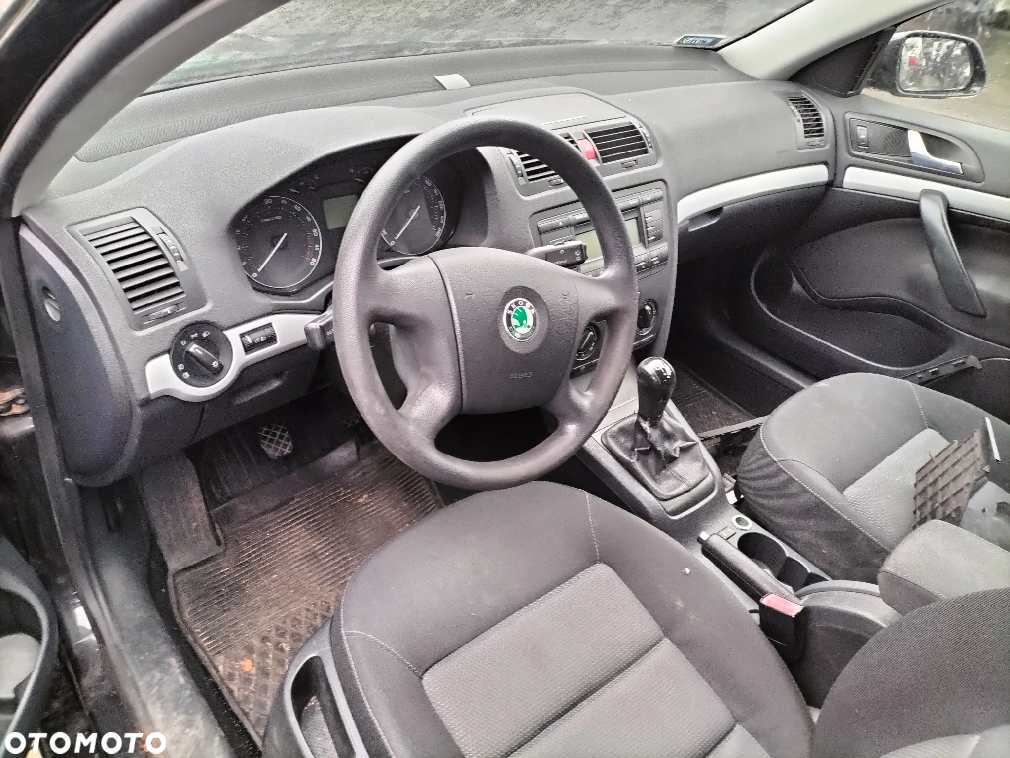 CAŁE AUTO NA CZĘŚCI LUSTERKA KIEROWNICA FOTELE LICZNIK SKODA OCTAVIA II PRZED LIFT - 6