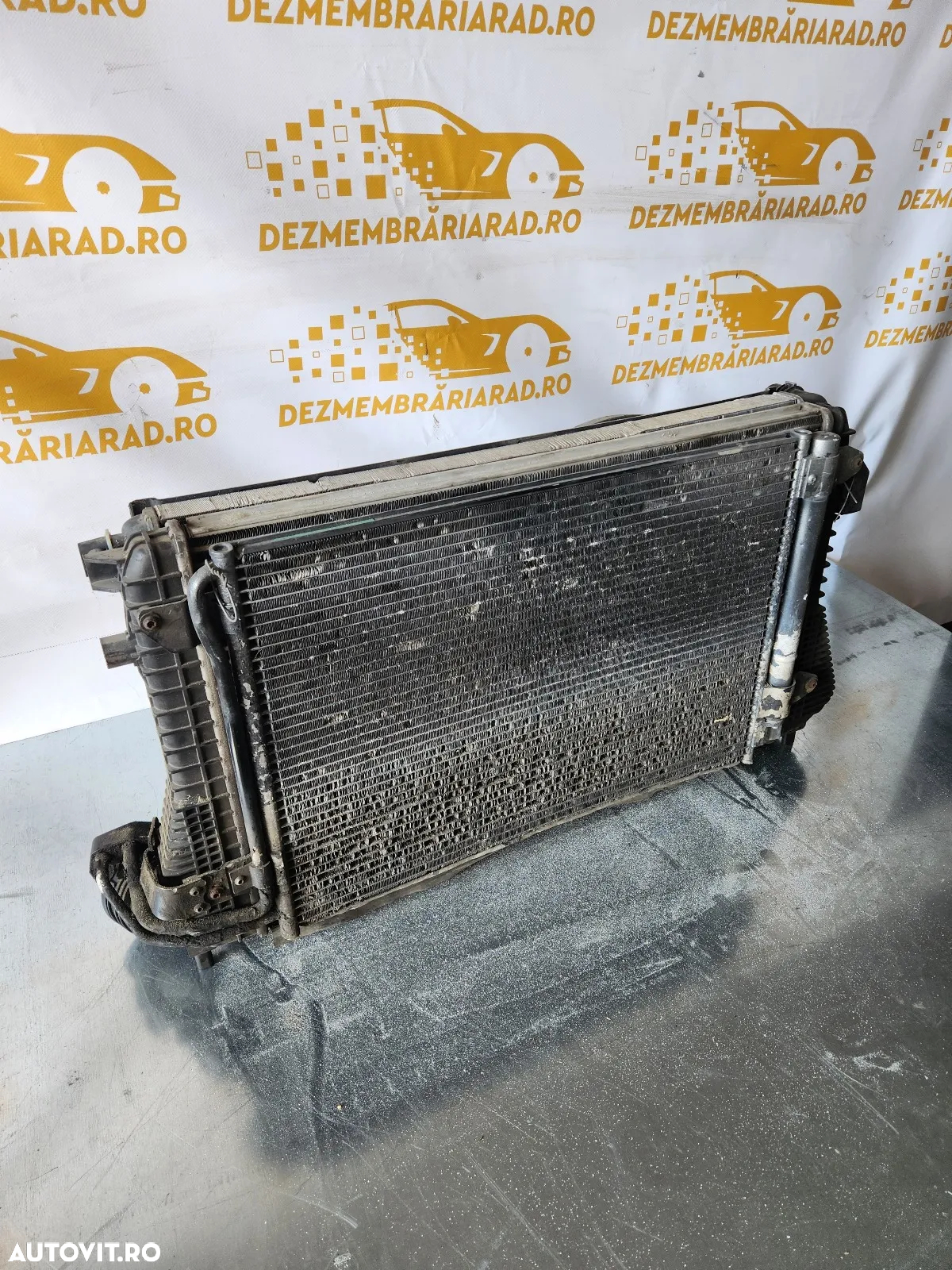 Grup Radiatoare Radiator Apa Antigel Clima Ac Intercooler Termocupla Electroventilator Vw Seat Skod - 4