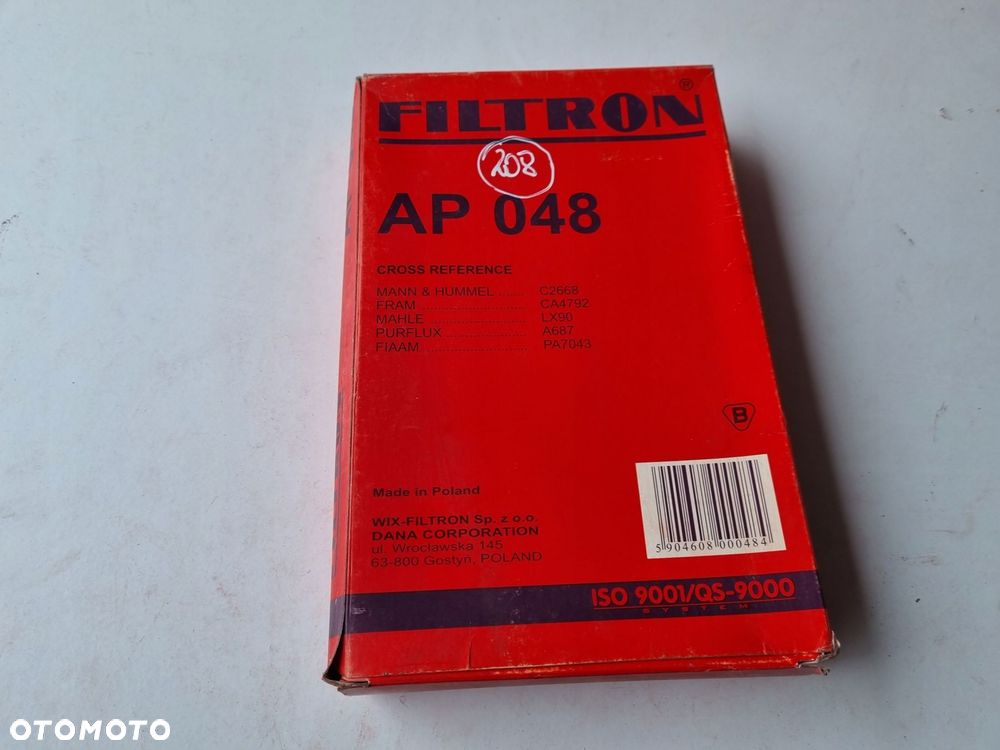 Opel Kadett Ascona Holden Camira FILTR POWIETRZA AP048 - 1