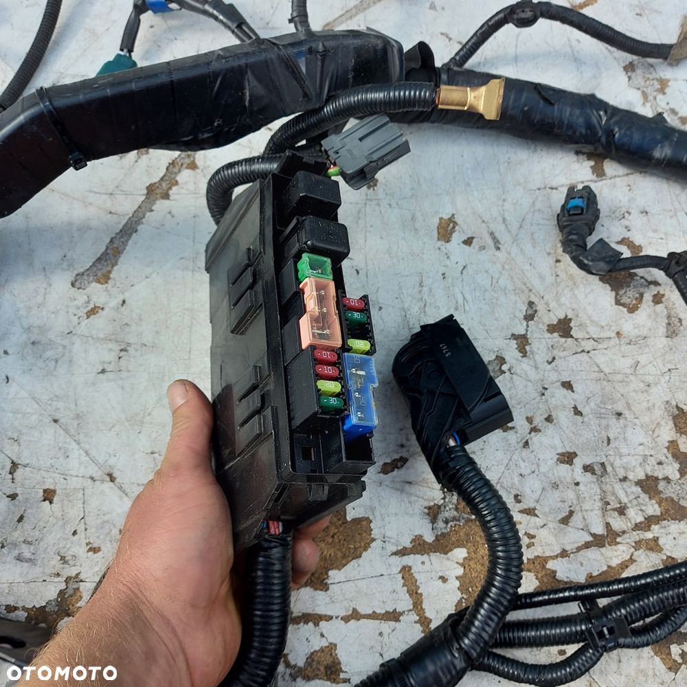 WIAZKA INSTALACJA ELEKTRYCZNA KOSTKA KABLE KOMPLET MERCEDES X W470 ORYGINAL DEMONTAZ - 12