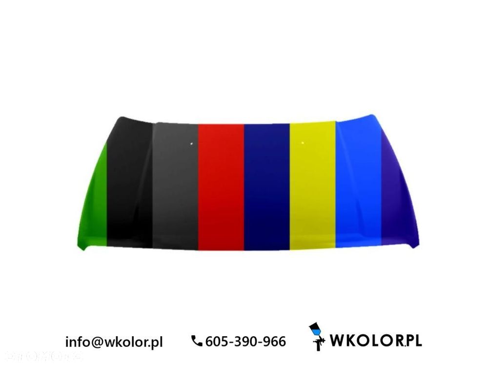 NOWA POKRYWA SILNIKA JEEP COMMANDER 2006-2010 LAKIEROWANA W KOLOR - 1