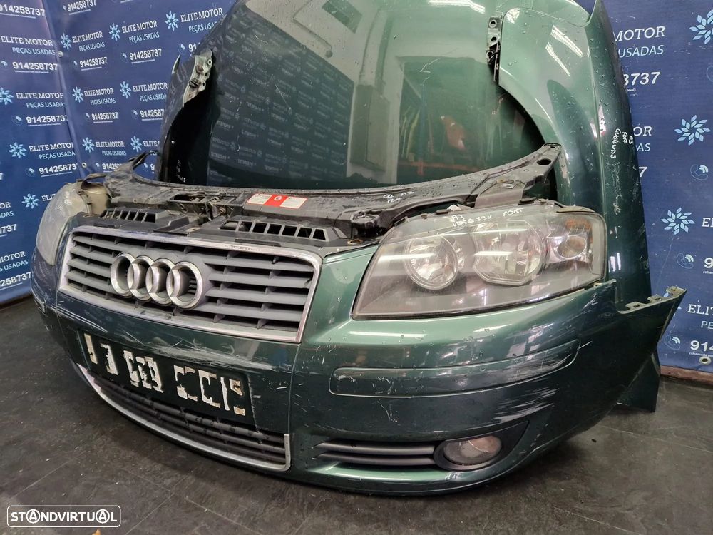 Frente completa usada AUDI A3 8P 2.0 TDI capot parachoques guardalamas oticas radiadores - 4