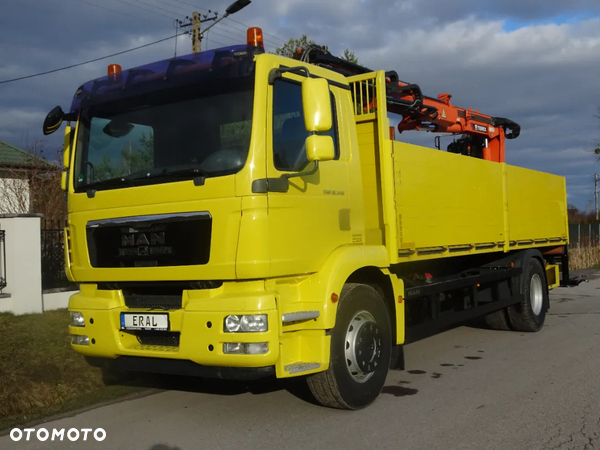 MAN TGM 18340 HDS Atlas  125 budowlanka z Niemiec chwytak idealny