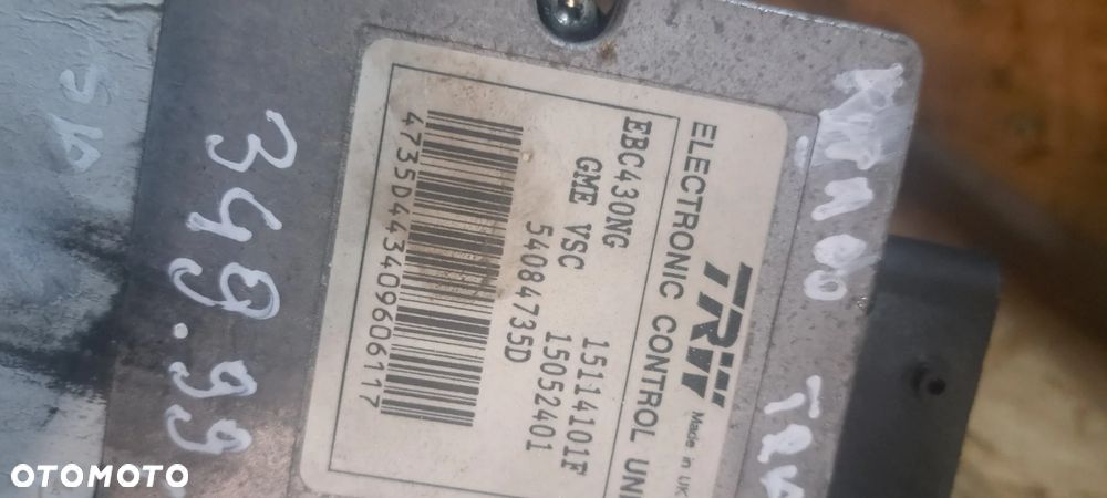 POMPA ABS STEROWNIK VIVARO TRAFIC  PRIMASTAR VECTRA SAAB TRW EBC 430 NG GWARANCJA - 3