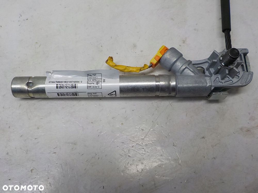 FIAT PUNTO EVO PAS BEZPIECZEŃSTWA NAPINACZ 3D PRAWY PRZÓD PRZEDNI - 3