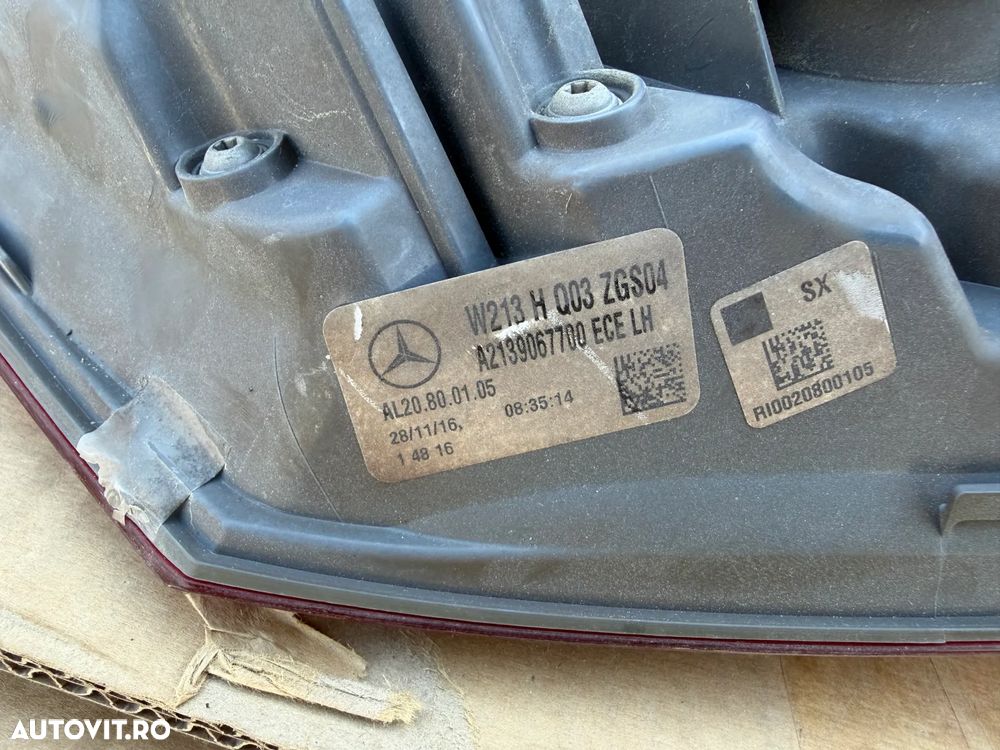 stop Mercedes E class W213 lampa spate w213 tripla mercedes spate w213 stanga - 3