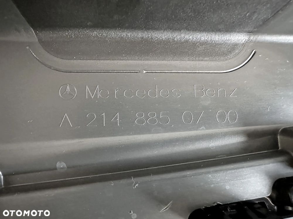 ATRAPA GRILL Mercedes E-klasa W214 AMG Black - pod KAM - 20