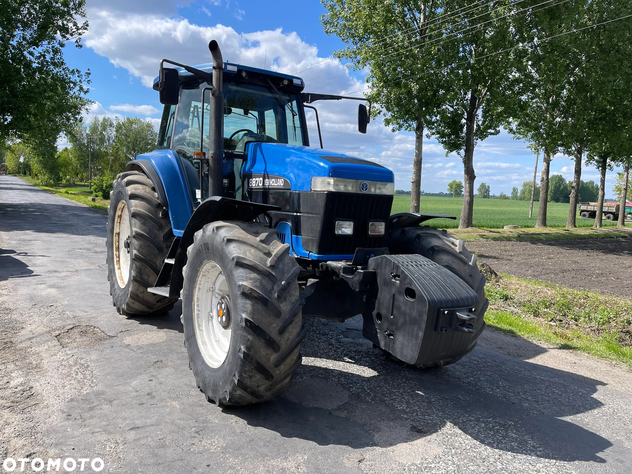 New Holland Ciągnik rolniczy traktor New Holland 8870_Ford 8970_W pełni sprawny_Klimatyzacja,Pneumatyka,Komplet zaczepów i obciążników - 18