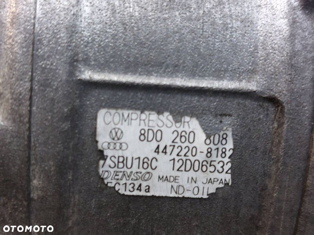SPRĘŻARKA KOMPRESOR KLIMATYZACJI PASSAT B5 1.9 TDI 8D0260808 447220-8182 - 2