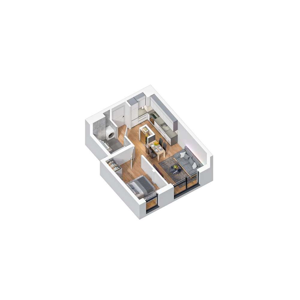 Mieszkanie na sprzedaż, 2 pokoje, 40 m², Brzeg