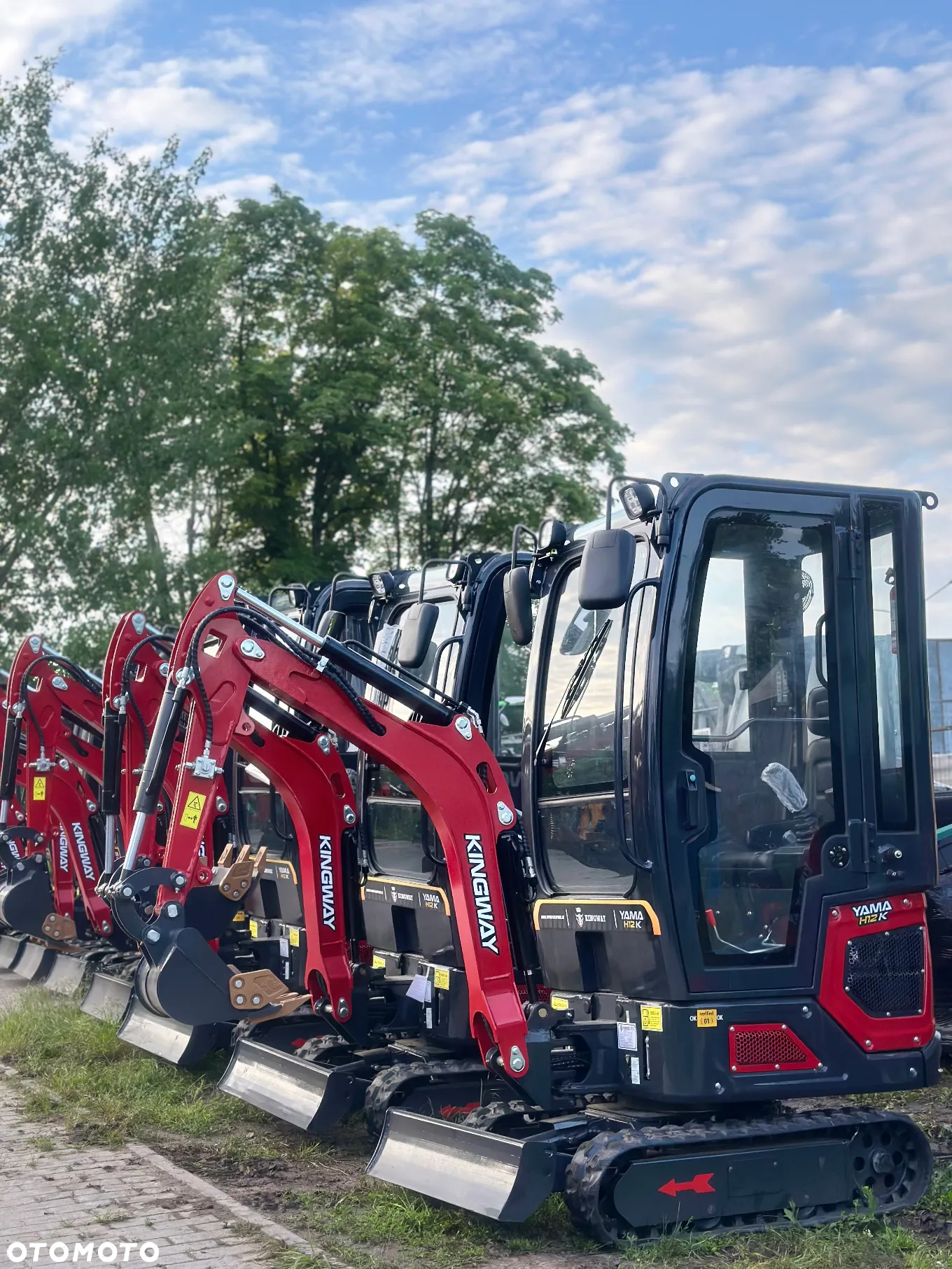 Kingway YAMA H12K Kabina Chłodnica Joistick 1200kg Ramię SKR + 3 łyżki - 14