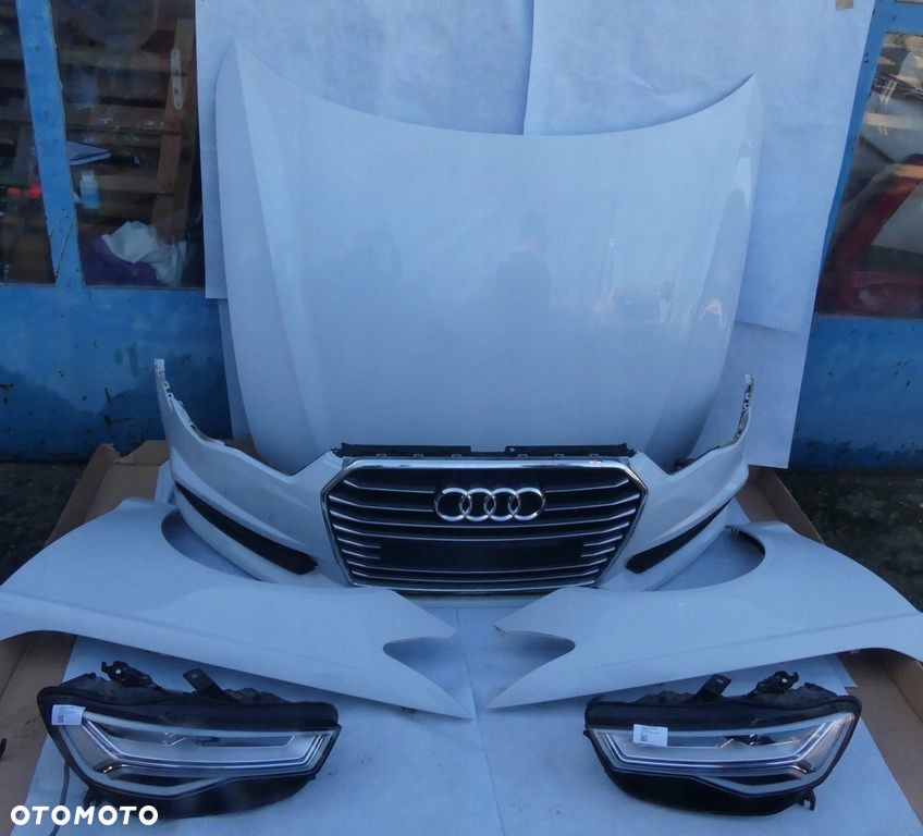 dw audi a6 c7 lift zderzak 4 pdc maska błotniki full led pas przód ls9r - 9