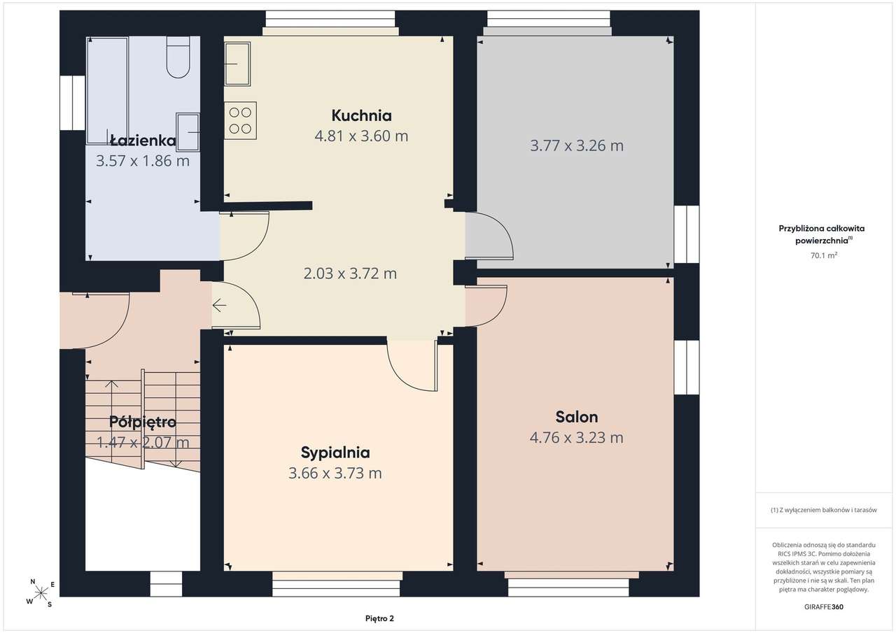 3 pokoje i ogród | Komfort domu w Wawrze