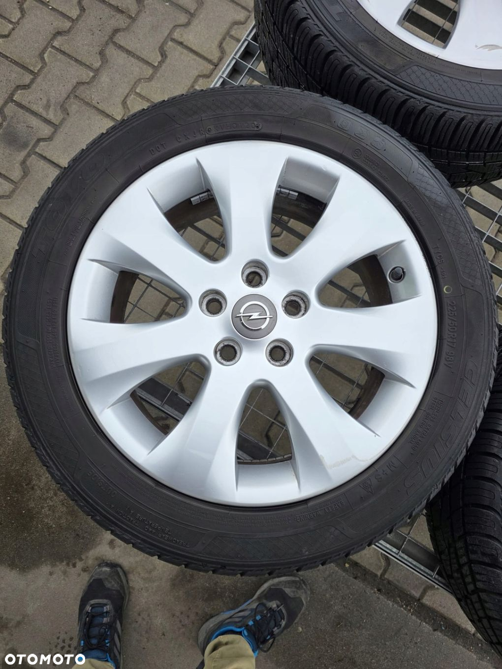 OPEL ASTRA J IV ZAFIRA C KOŁA FELGI ALUMINIOWE R17 5x115 OPONY ZIMA 225/50 - 3