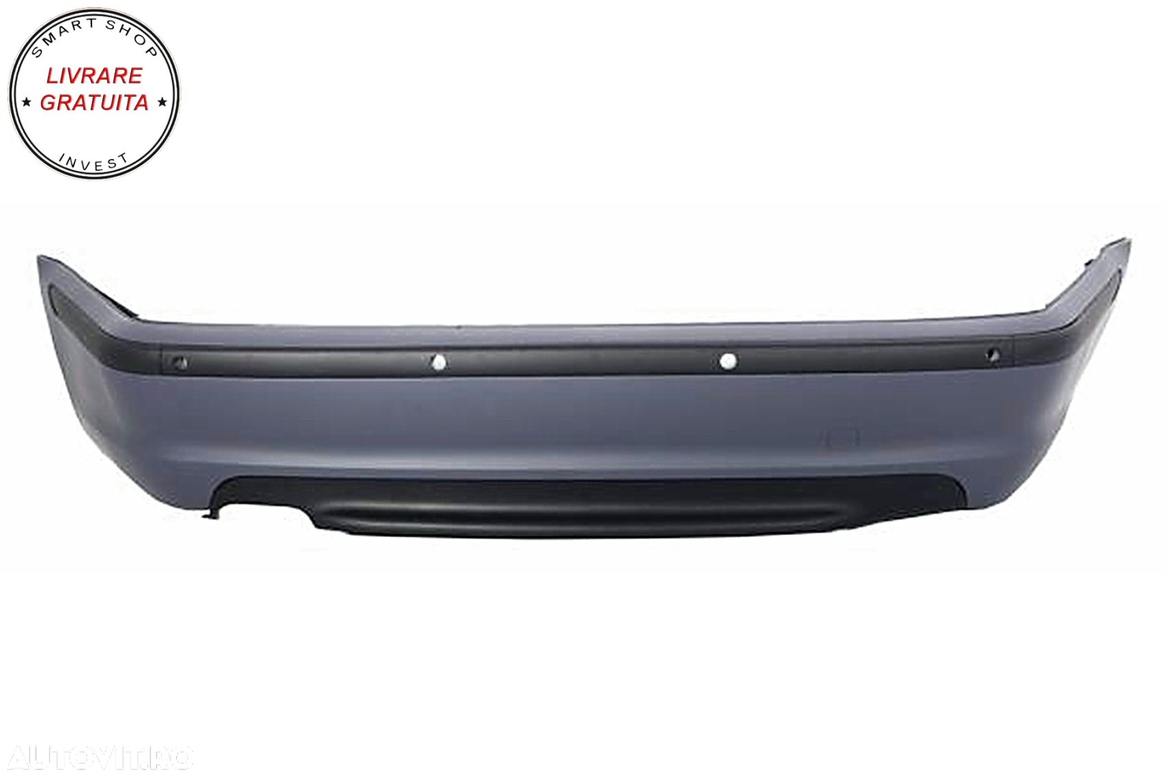 Bara Spate cu Toba Ornament Evacuare Fibra Carbon Mat BMW Seria 3 E46 4D Sedan (19- livrare gratuita - 3