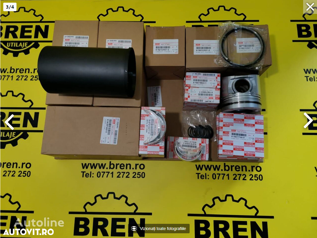 Altă parte componentă motor SET MOTOR ISUZU (4HK1) pentru camion ISUZU 4HK1 - 3