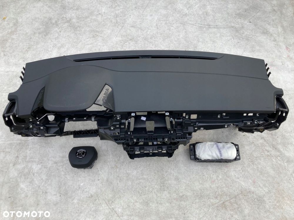 skoda fabia 4 iv lift deska kokpit konsola poduszki pasy - 3