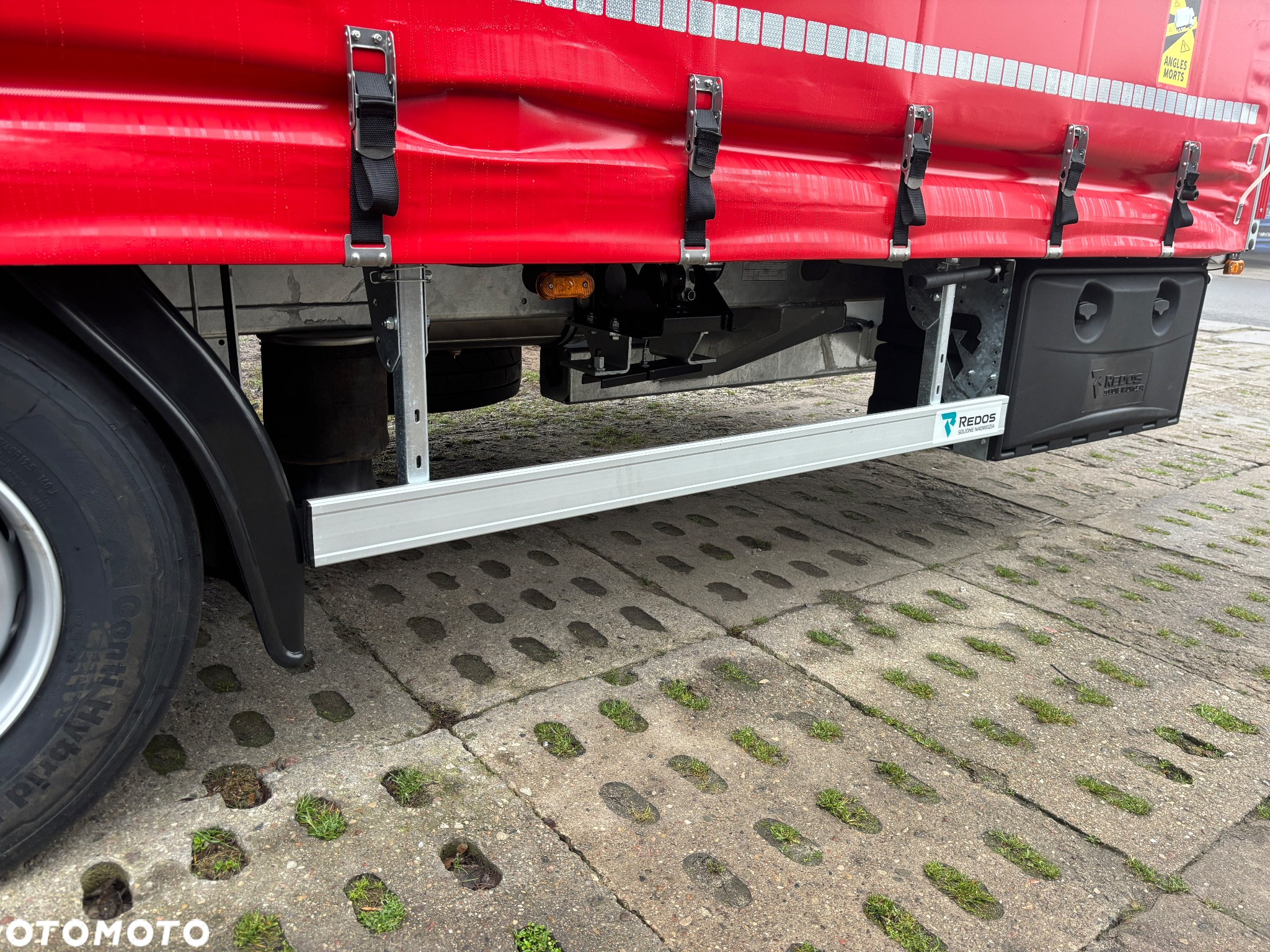 Rowerówka osłona boczna rowerowa międzyosiowa MAN MERCEDES DAF SCHMITZ KRONE VOLVO WIELTON SCANIA - 2