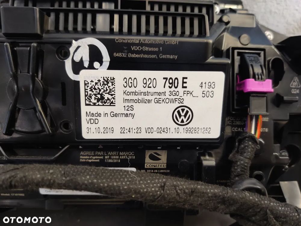 Licznik Zegary Virtual Cokpit VW Tiguan 2 II Passat Arteon 3G0920790E - 17