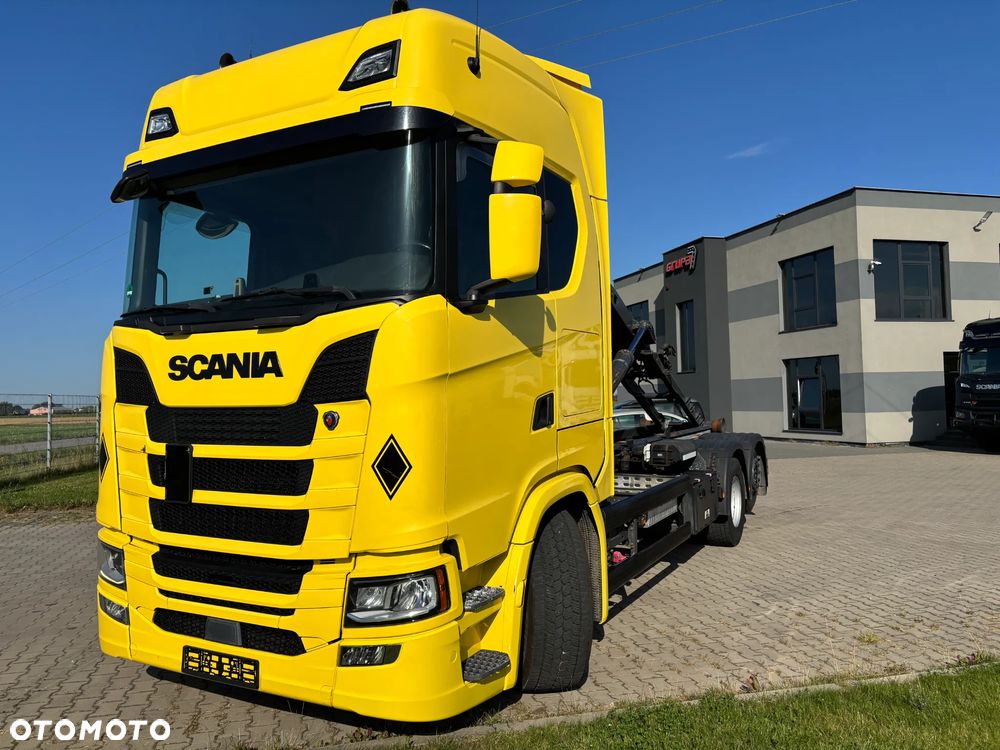 Scania S450 6x2  Meiller RS 21.70 hakowiec , bezwypadkowa , serwis w Scania, (nie HIAB, PALFINGER, VDL, HYVA,) Nowy model NG , model Scania S - 18