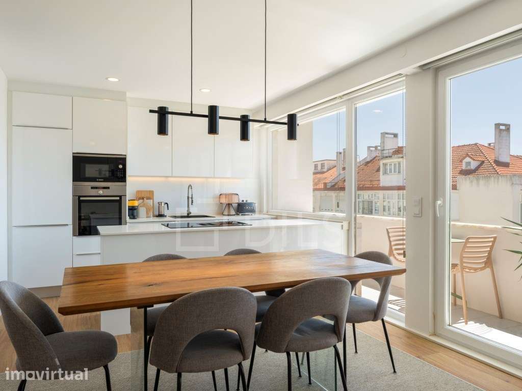 Apartamento T2, com varanda e vista rio, no Restelo, Lisboa - Grande imagem: 5/31