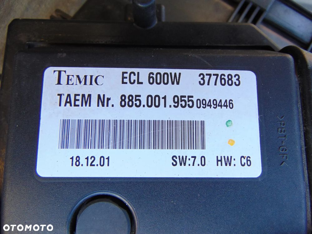 ORYGINAŁ wentylator wiatrak moduł chłodnicy A2035000293 KZ 885001955 Mercedes W203 C Klasa diesel 2.2 2.7 CDI 00-04r - 12